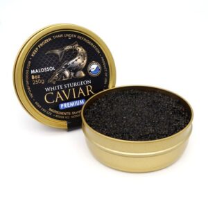 White Sturgeon “Premium” Black Caviar (Eko PureSea) Tin, 8oz