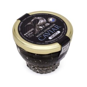 White Sturgeon “Select” Black Caviar (Eko PureSea) Jar, 150g./5.29oz