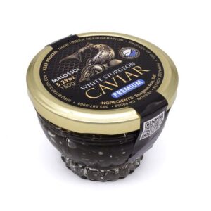 White Sturgeon “Premium” Black Caviar (Eko PureSea) Jar, 150g./5.29oz